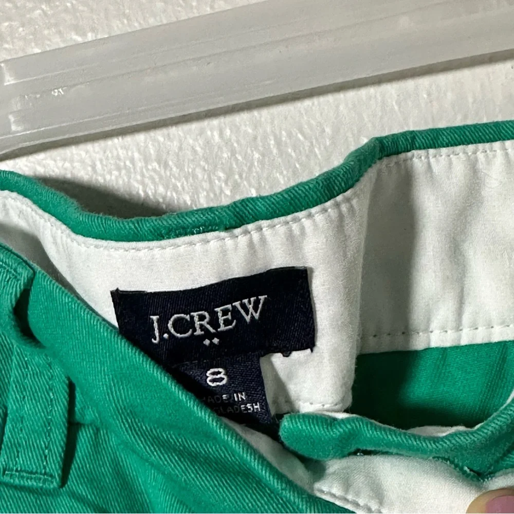 J. Crew Women's Green Casual Chino Shorts size‎ 8